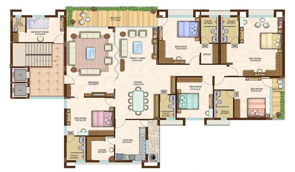 Prestige Avon Floor Plan