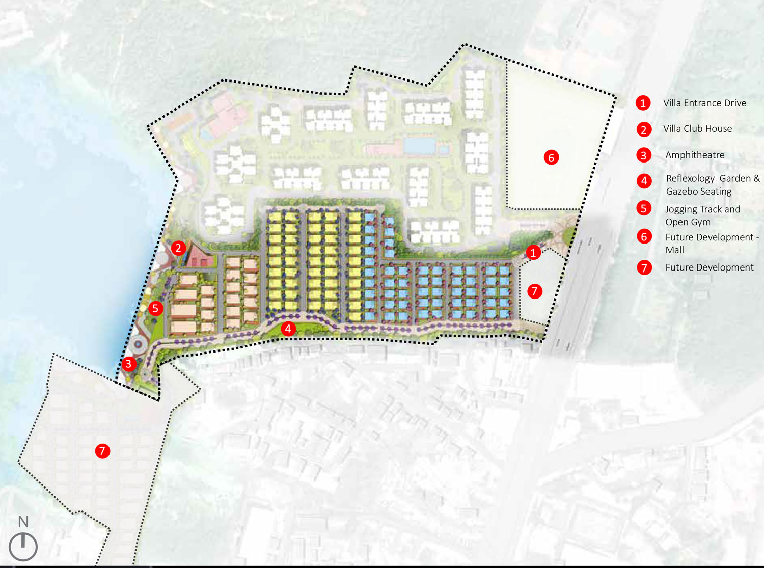 Bellagio @ The Prestige City Hyderabad Master Plan